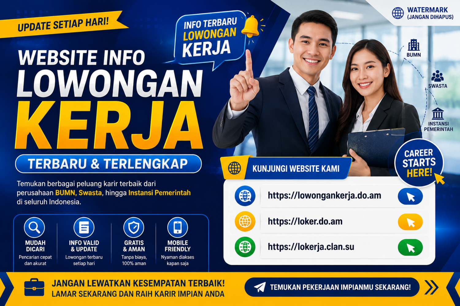 100% Valid! 3 Website Lowongan Kerja Terbaru & Terpercaya Minggu Ini [Siap Apply]