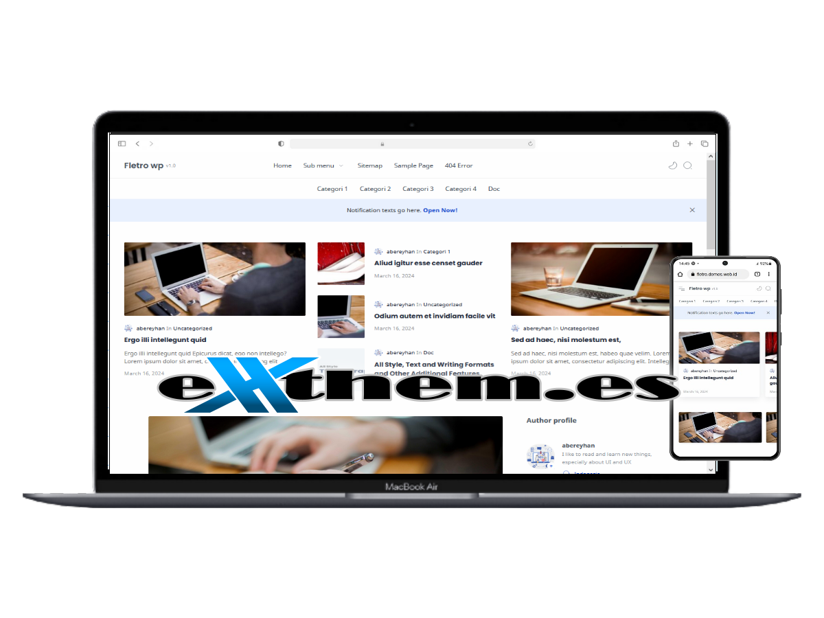 Fletro Pro Wp Themes for WordPress